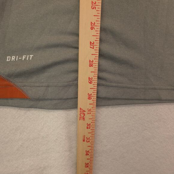 Nike Texas Longhorns College Football Shirt Mens Size Extra Large XL Gray Orange - Picture 6 of 9